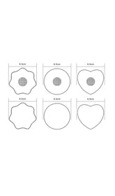 Parche adhesivo en forma de corazón